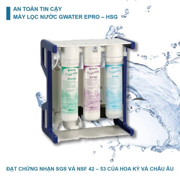 Đại lý thương hiệu Đài Loan｜[G-Water]MÁY LỌC NƯỚC GWATER EPRO – HSG｜Yue Pin HUI