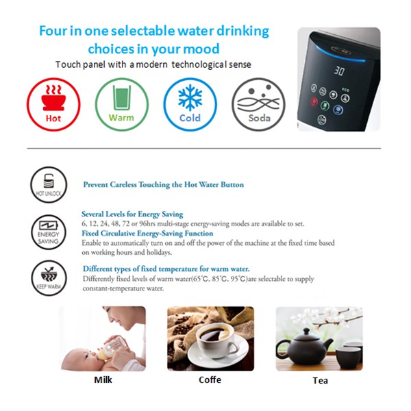 Đại lý thương hiệu Đài Loan｜[G-Water]Cây nước để sàn GWATER GS- 7872｜Yue Pin HUI
