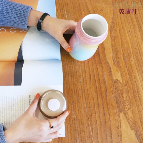 Đại lý thương hiệu Đài Loan｜Cốc cầm tay chiếc cốc ngọt ngào (Lam nhạt)｜Yue Pin HUI